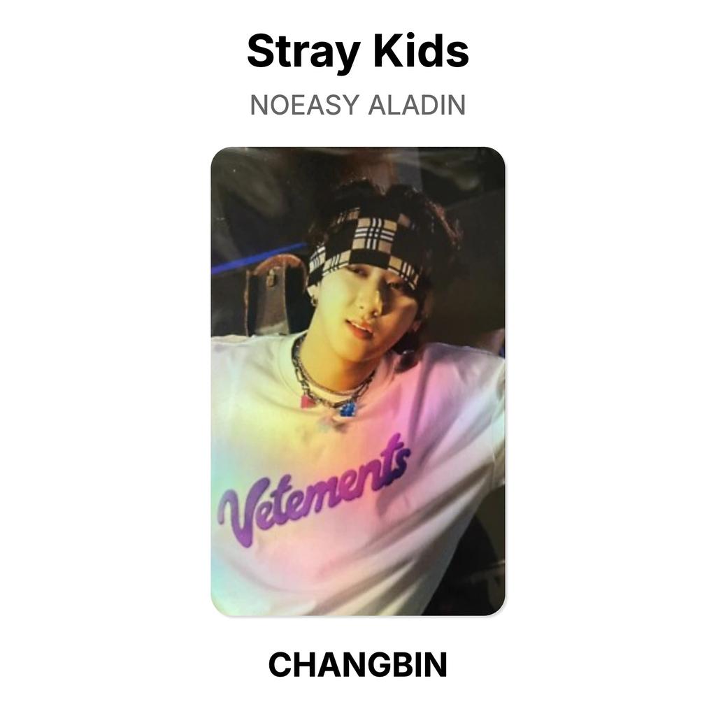 Stray Kids NOEASY ALADIN Official Photocard