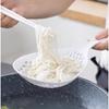 Extended Handle Large Strainer, Plastic Water Filter, Kitchen Water Draining, High-temperature Resistant, Dumpling and Noodle Scooping Spoon