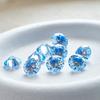 Cor Azul Real Brilhante 0,5 Quilates 5mm Moissanita Para Anéis Brincos Pingente Pulseira Atacado DIY Joias Finas