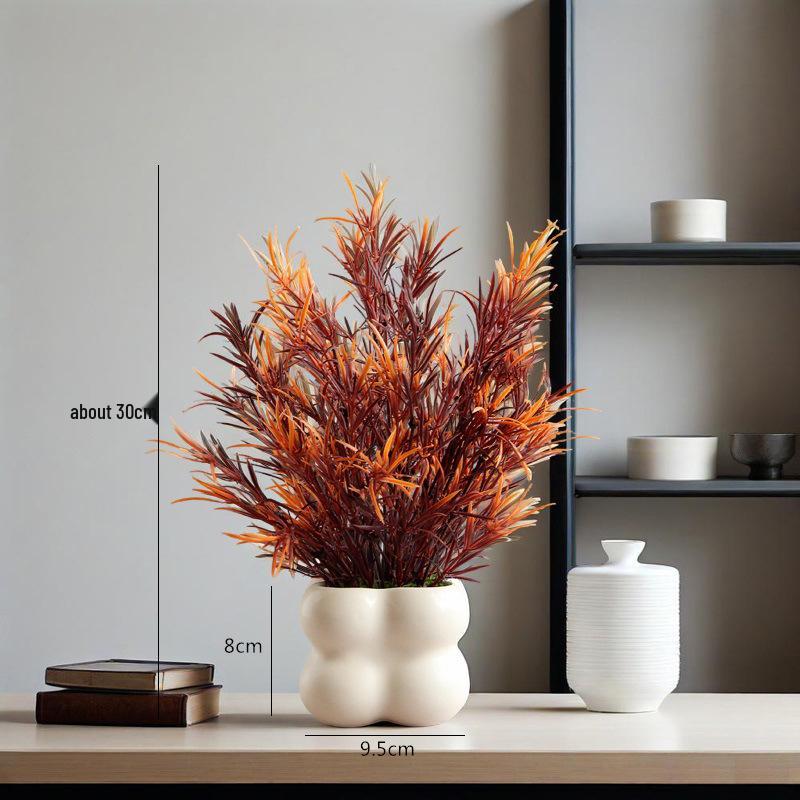 Nordic Style Artificial Potted Plants for Indoor Decor: Perfect for Living Rooms, Offices, and Desktops