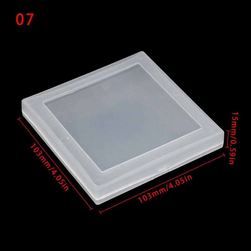 New Mini Plastic Box Rectangular Box Translucent Box Packing Box Storage Box Dustproof Durable Jewelry Storage Case Container