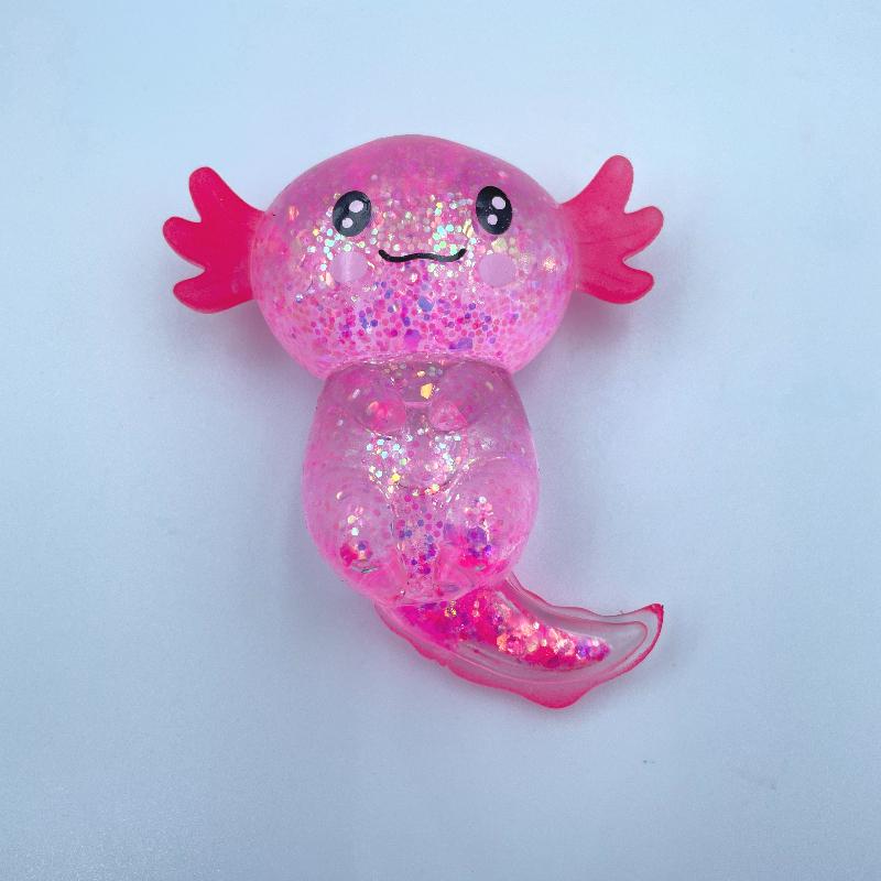 Cute Colorful Salamander Maltose Fidget Toys Squishy Malt Sugar Stretchy Axolotl Fun Squeeze Birthday Supplies Anti-Anxiety Gift