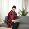 Versatile Shawl Blanket: A-Type Warm Double-Layer, Thick Office Nap Cover