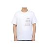 Salomon Letter Round Neck Pullover Short Sleeve T-Shirt Unisex T-Shirts White LC2249100
