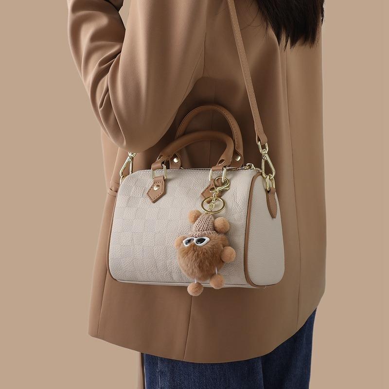 Bag Women's Autumn and Winter New Cowhide Portable Pillow Bag Fashion Versatile Light Luxury Niche Shoulder Crossbody Bag