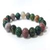 Large Live Stall Scenic Spot Hot Selling Colorful Jade Agate Water Plants Agate Bracelet Indian Agate Bracelet