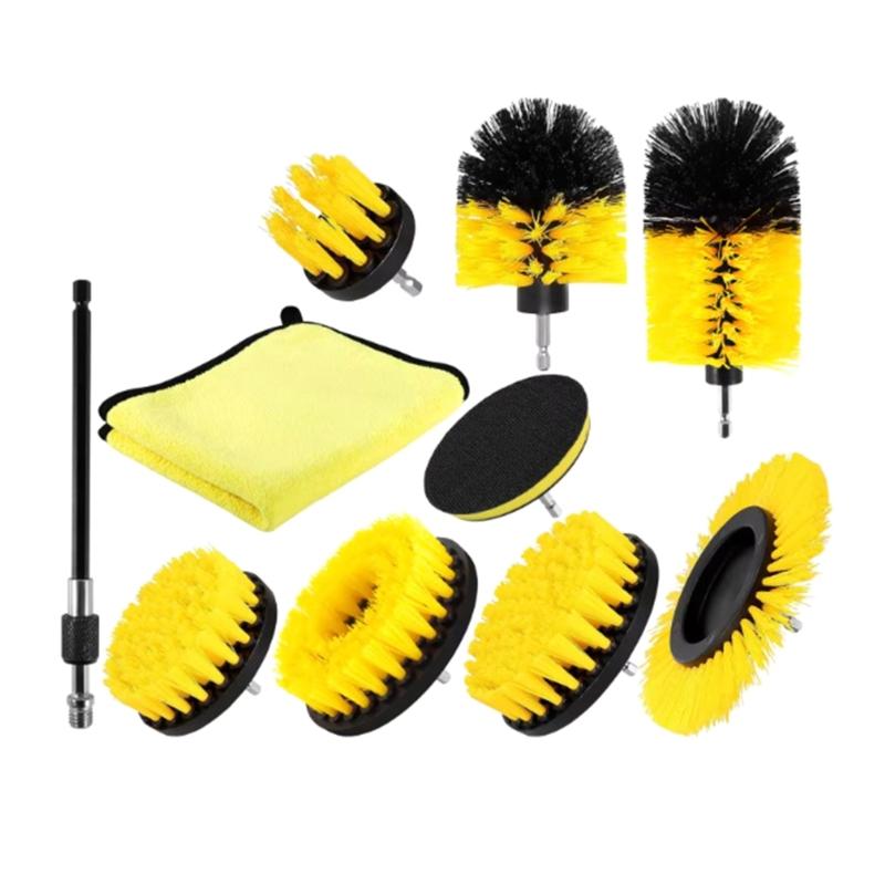 Car Cleanings Set Car Set for Interior and Exteriors Car Washing Set with Brushes Polishing Sponges Cleanings
