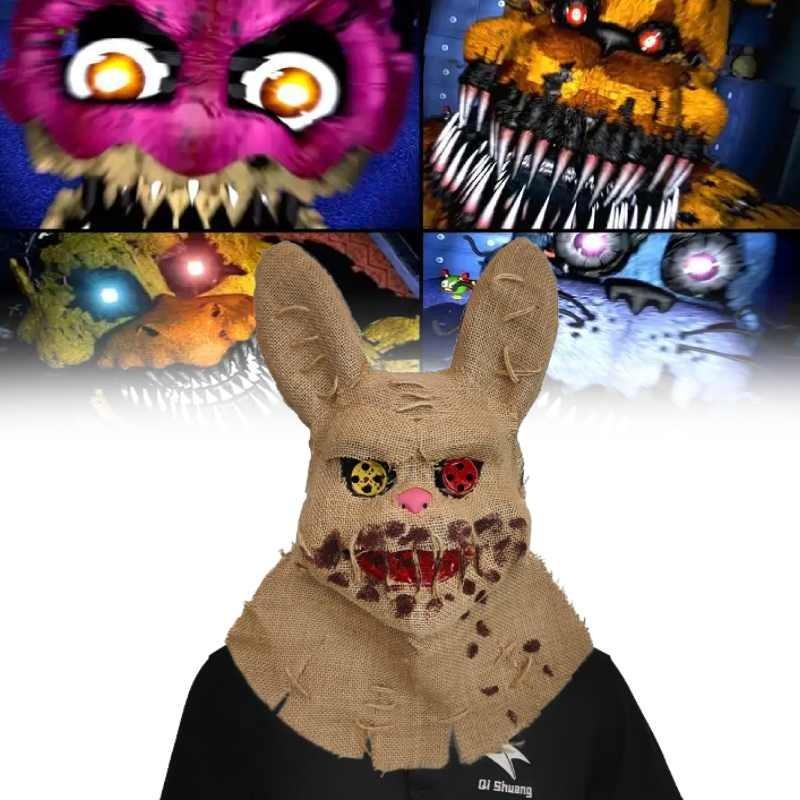 Pvc Material Five Nights At Freddy's Rabbit Headpiece For Costume Parties
