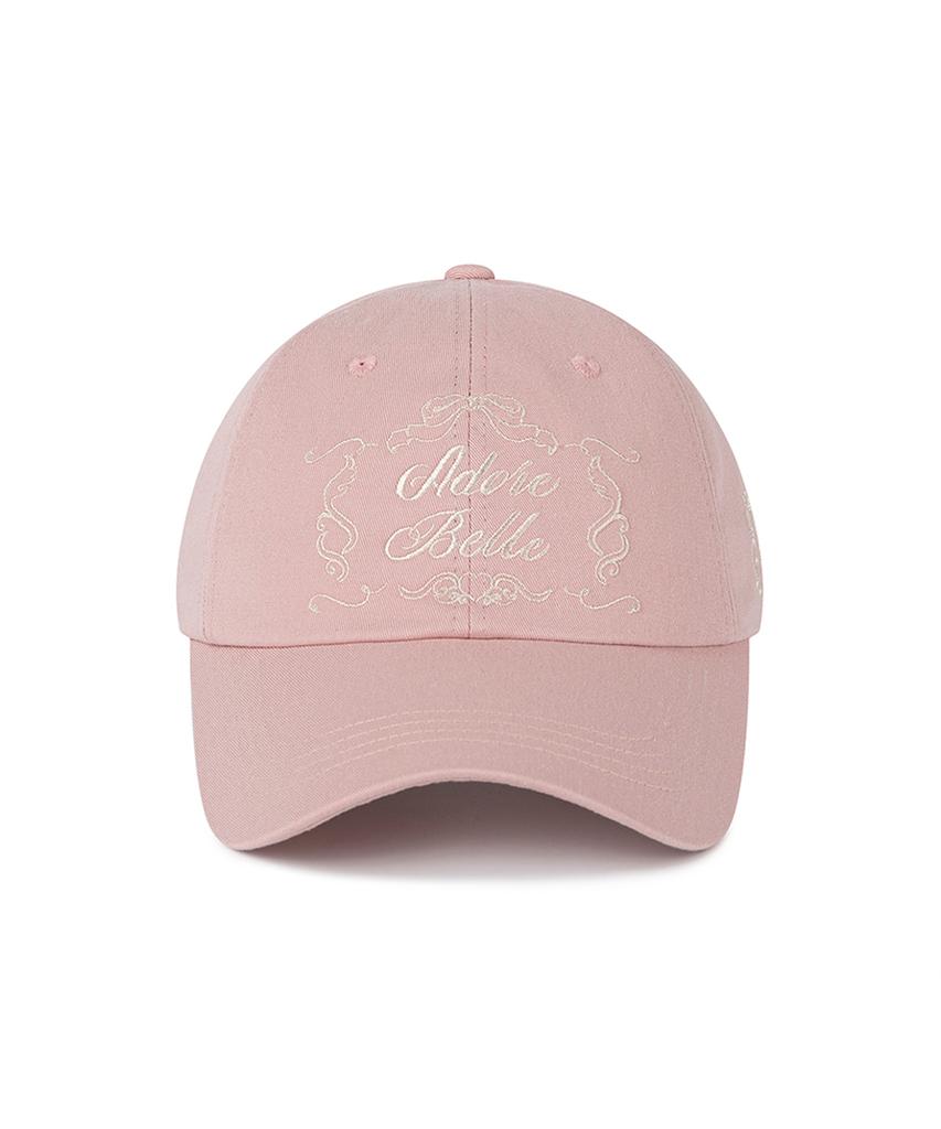 ADOREBELLE Antique Logo Cap - Pink