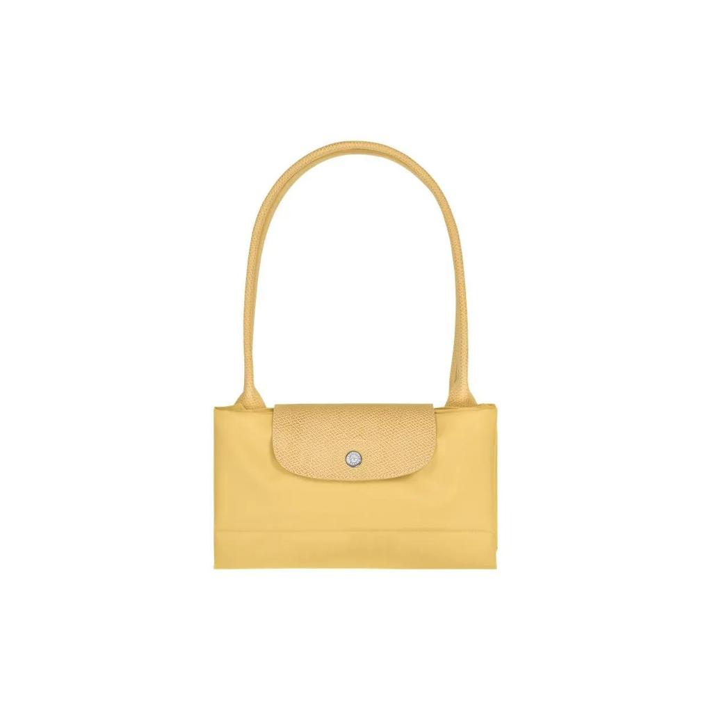 LONGCHAMP Le Pliage Green Recycled Polyamide Canvas Leather Trim Dumpling Bag Handbag , Shoulder Bag Large Women's (Unisex)