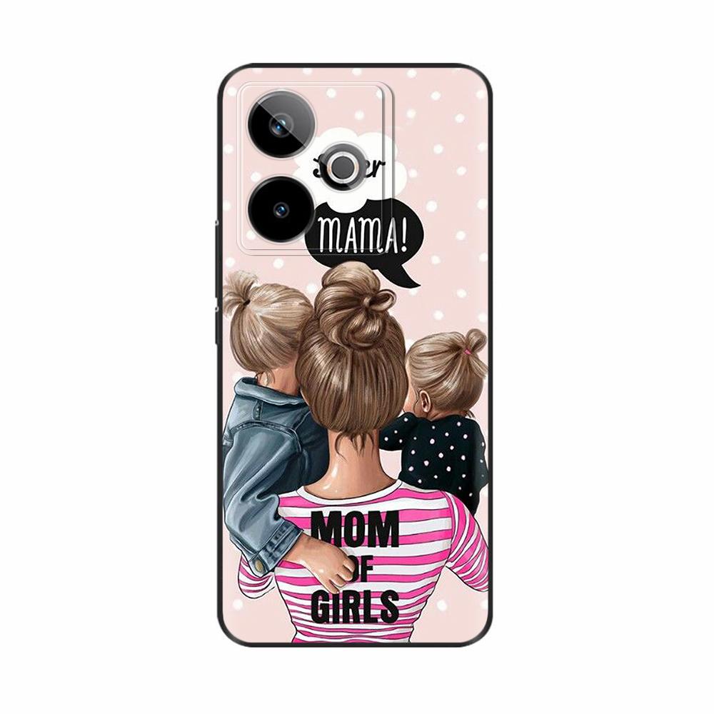 For Realme GT7 GT 7T Case RMX5061 Cat Painted Cover Soft Silicone Phone Case For Realme GT 7T GT7 Pro RealmeGT 7 Pro Fundas Etui