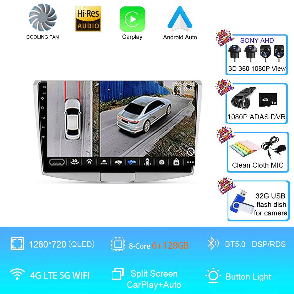 Car Radio Android 14 For Volkswagen VW Passat B6 B7 B8 CC Magotan 2011 - 2015 Multimedia Video Player Navigation GPS Head Unit