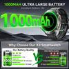 New TANK 3 Men Swim 1000mAh Battery Smart Watch IP69K&10ATM Waterproof GPS Compass Altimeter Call AMOLED Outdoors Sport Watches