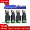 Yidesheng RJ45 To RS485 2-Pin Green Terminal Connector