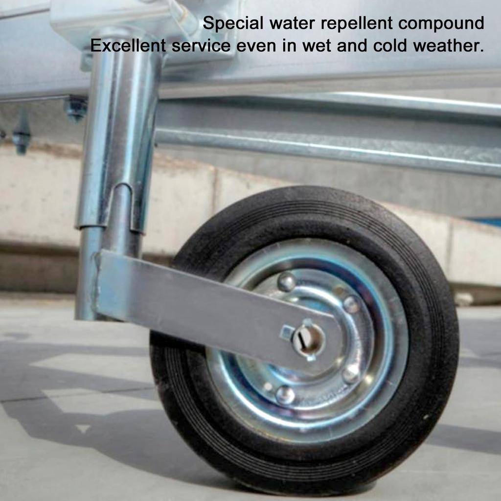 8" Replacement Trailer Jack Wheels, 1100 Lb Capacity Jack Wheel Casters, Repellent Iron