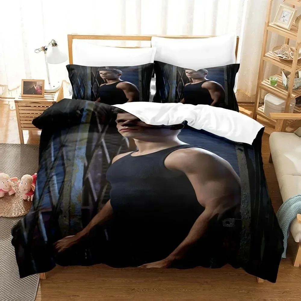 Luxury New 3D Print Teen Wolf Bedding Set TV Series Quilt Cover Pillowcases Twin Full Queen King Duvet Cover Sets Home Textile