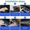 For Geely EX5 2025-Present LHD Car Carbon Interior Sticker Window Lifting Panel Decal Gear Door Protective Film Auto Accessory