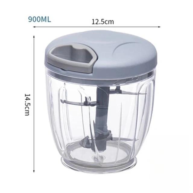 500/900ML Garlic Chopper Meat Grinder Manual Rotate Vegetable Cutter Chopper Slicer Fruit Garlic Crusher Kitchen Gadget Blenders