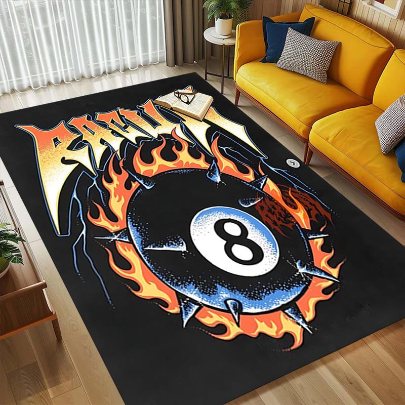 Pool Ball Living Room Nonslip Area Rug Soft Carpet For Bedroom Game Playroom Sofa Office Home Decor Doormat Christmas Gift C926846