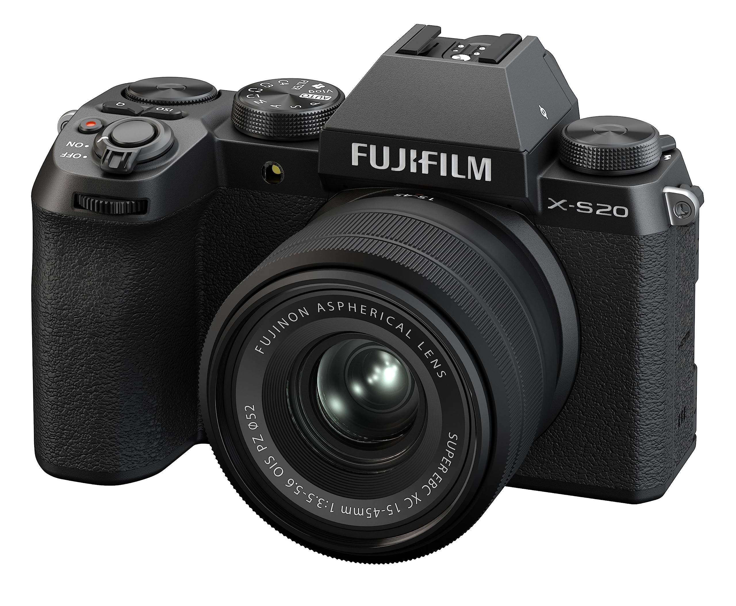 

FUJIFILM Mirrorless Digital Camera X-S20 Lens Kit (XC15-45) In-body image stabilization Vlog mode Equipped with more than twice the number of shots