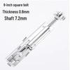 Enhanced Stainless Steel Anti-Theft Door Latch for Warehouse, Bathroom, and Wooden Doors - Surface Mounted Bolt.