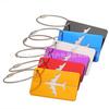 Airplane Suitcase Luggage Tag – Aluminum Hanging Card, Business Gift, Boarding Pass Accessory