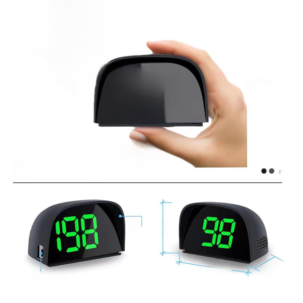 2023 Universelles Auto-HUD-Display: Echtzeit-GPS- & Beidou-Geschwindigkeit in KM/MPH