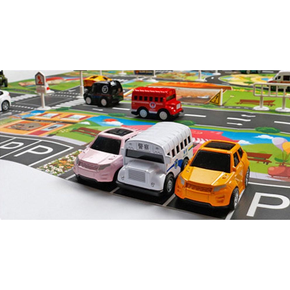 Seltene Corporation Village Auto Straßen Spielmatte (1 Stück)