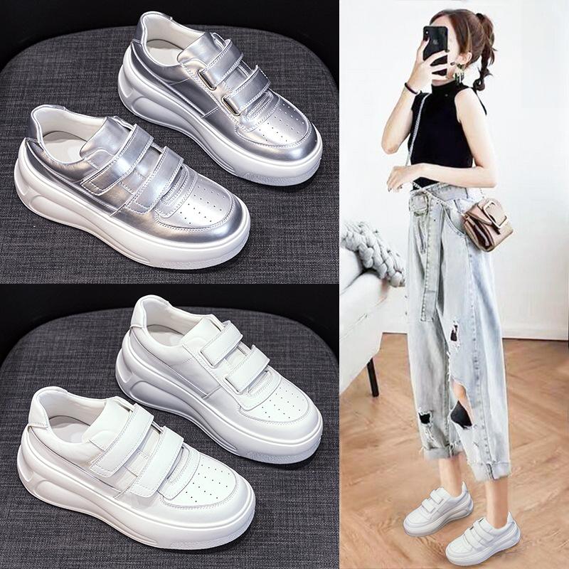 Platform women's autumn new versatile, light and casual breathable heightening board shoes