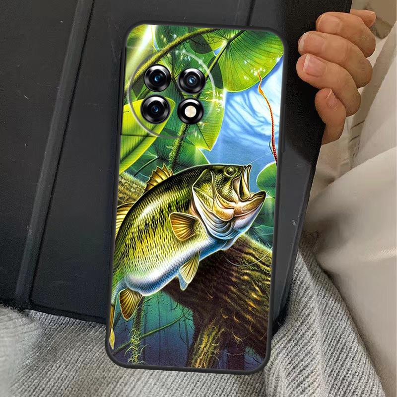 

CARP FISHING FISH Case For OnePlus Nord 5 CE 2 3 4 Lite N20 N30 OnePlus 15 13 12 11 10T 10R 12R 13R 13T Cover OnePlus 15