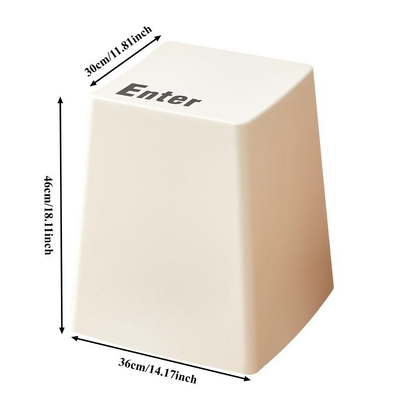 Color Keyboard Plastic Stool Creative Simple Living Room Table Foot Stool Minimalist Keyboard Glue Bench Multifunction Furniture