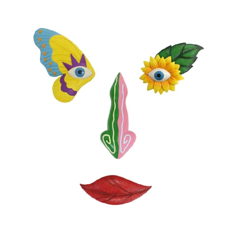 Funny Butterfly Tree Face Ornament Decor Tree Hugger for Home and Outdoor Use 1