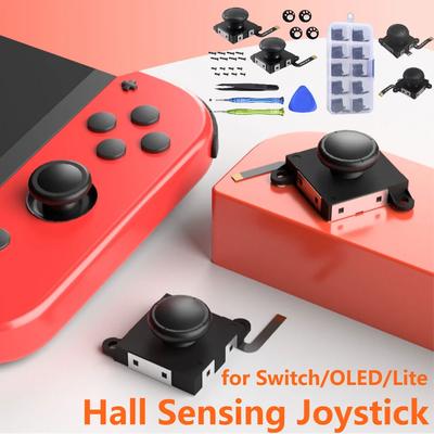 Replacement Hall Effect Joystick Analog Thumb Stick for Switch/OLED/Lite Joycon No Drifting Repair Part Electromagnetic Joystick
