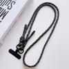 Adjustable Phone Lanyard Crossbody Strap for Outdoor Sports Durable Anti-Lost Woven Neck Strap Camera Strap Color Dopamine Style