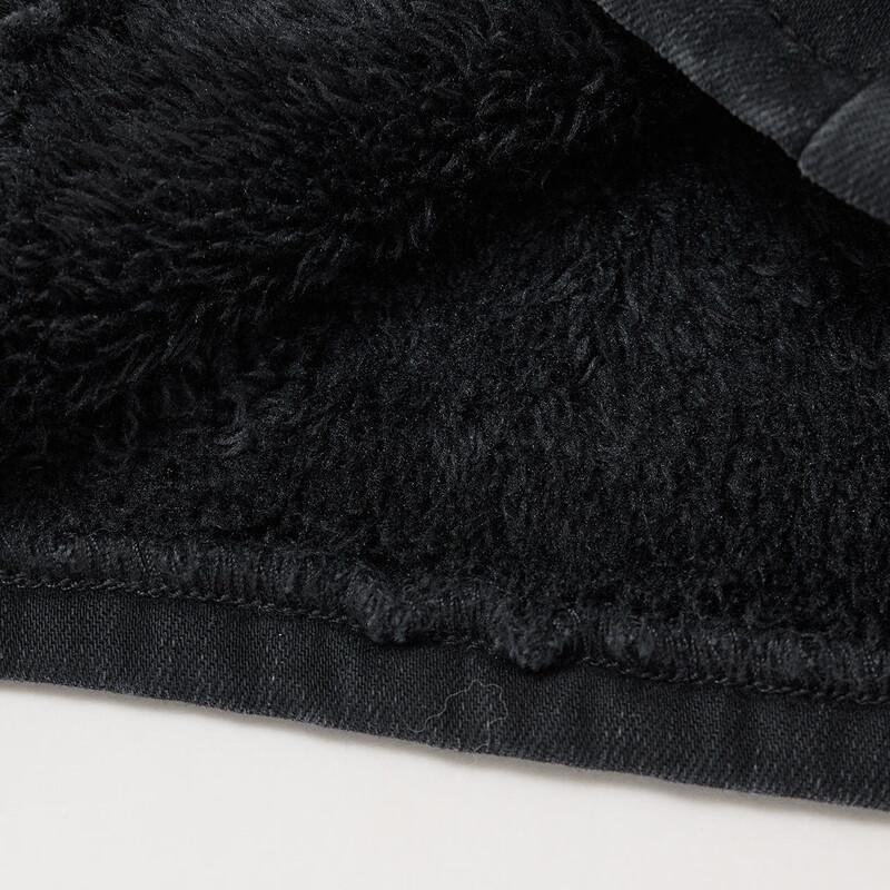 IEF Women's Warm Lined Denim Wide-Leg Pants