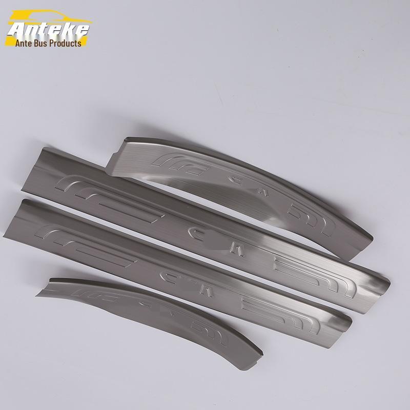 Stainless Steel Door Sill Trim for 12-15 CRV - Bright Strip Trunk Bumper Welcome Pedal Decoration