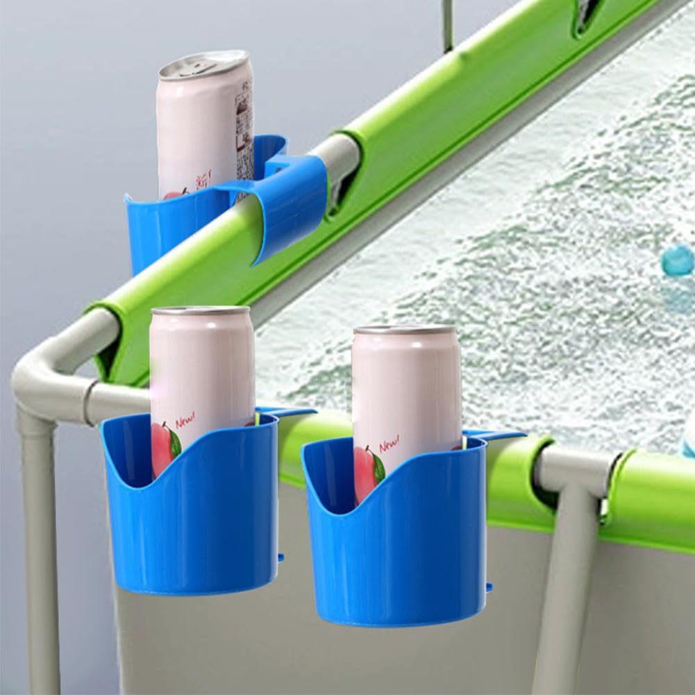 Poolside Cup Holder No Spill Above Ground Pool Drink Holder For Drinks Beer Bottles