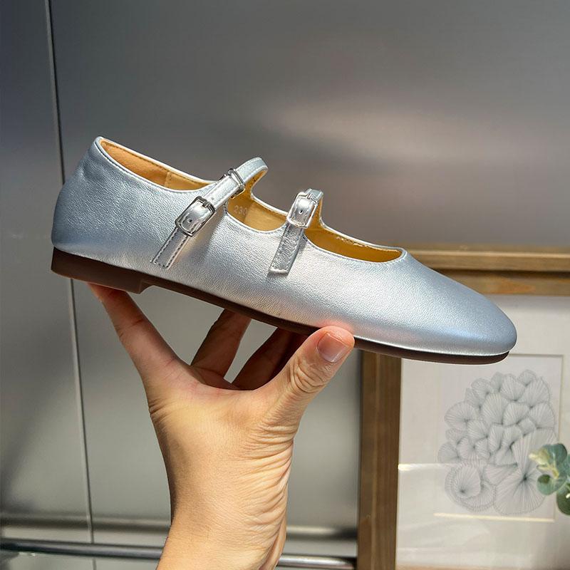 Fashion Fashion Buckle Strap Ladies Mary Janes Flats Shoes Female Round Toe Footwear Shallow Women Ballet Flats Dance Shoes lady