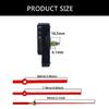 Easy Installation Long Shaft Clock Repair Parts Quiet Quartzs Clock Movement Mechanism with Metal Hands Replacement Kits