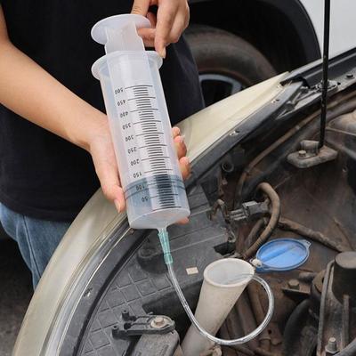 500ml Large Capacity Car Oil Fluid Extractor Vacuum Syringe Pistol Manual Pump Feeding Tools Fuel Transfer Hand Pump Dispenser