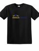 American Trans Air ATA Retro Logo Tee US Travel Gold Blue Black Cotton T-Shirt