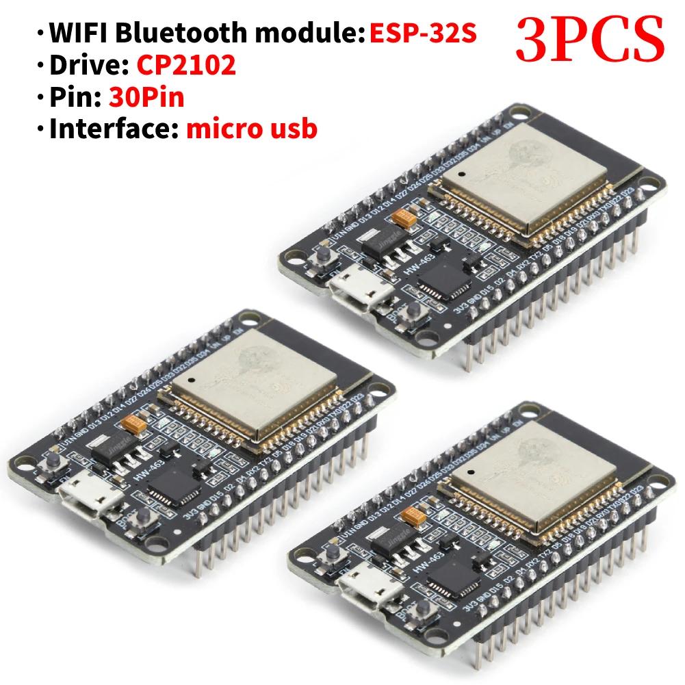 1-3Set ESP32 32 CH340C Development Board TYPE-C Micro USB WiFi+Bluetooth Ultra-Low Power Consumption SPI Wireless Module