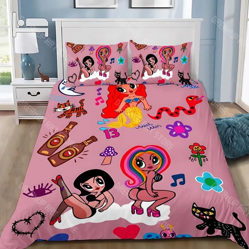 Manana Duvet Cover Pillowcase Bedding Set Adult Boy K-Karol G Girl Bedroom Decoration Children Gift Single Double Large Size