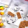 WTEMPO Stainless Steel Bottle Opener Nail Clippers Keychains Door Key Car Key Decor Accessories DIY Personalized Gifts