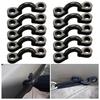 10set Kayak Pad Eye Anchor Point Hardware C Type Pull Buckle Kayaks Screws For Canoes with Hand U3K4