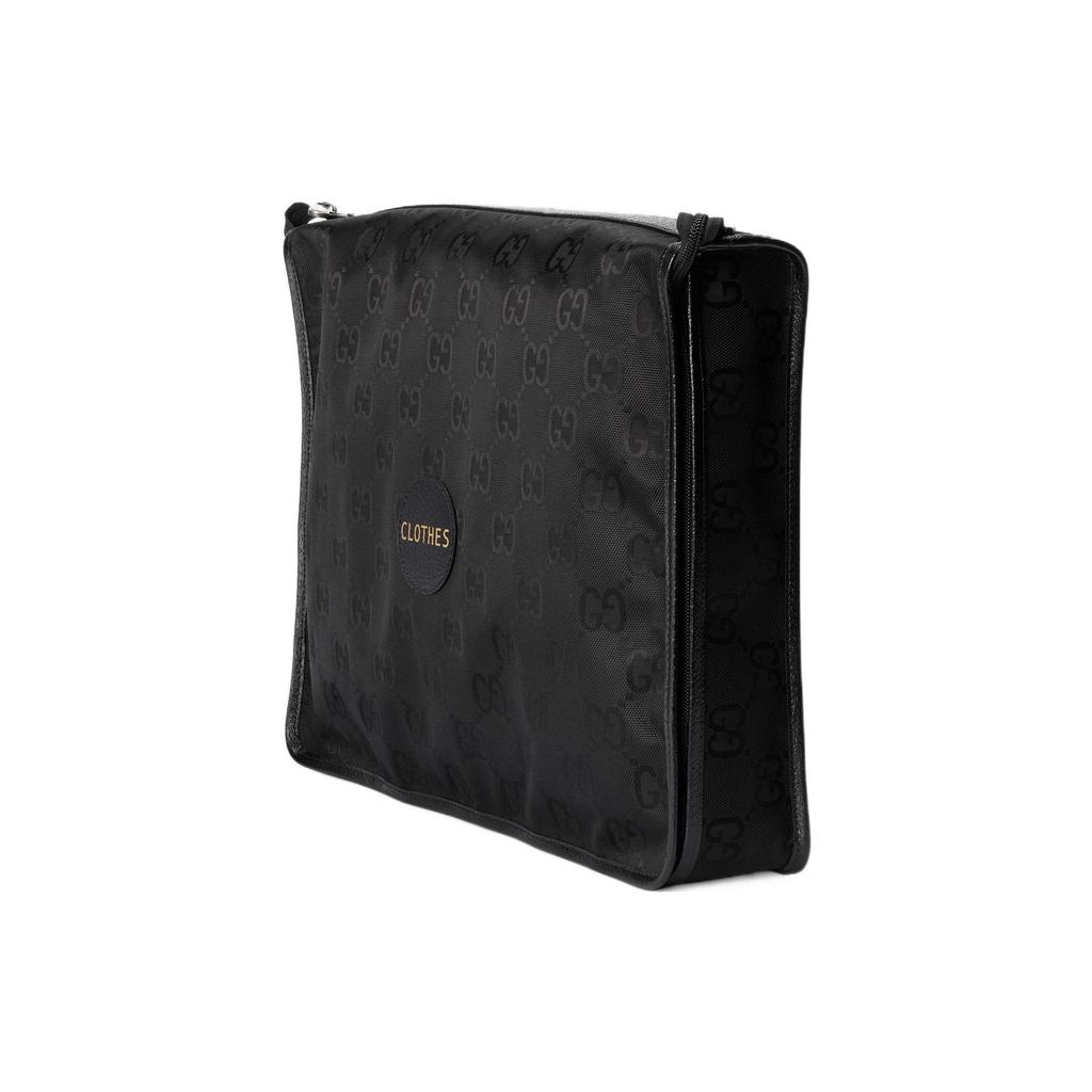 Gucci GG Monogram Black Nylon Clothes Storage Pouch Travel Organizer For Unisex Daily Use