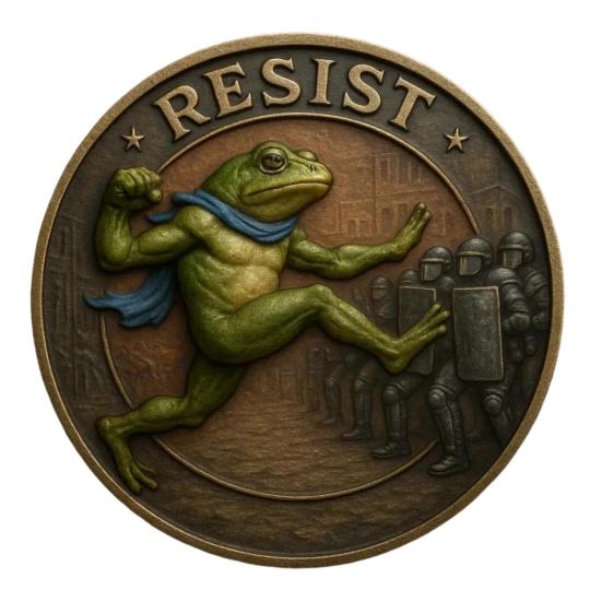 

Portland Frog Coin Vintage Frog Resist Coin Commemorative Inspirational Challenge Coin Collectible 1pc B