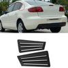 Rear Window Decorative Louvers for 2003-2007 Mazda 3 - Black Triangle Design