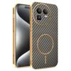 Für OPPO Realme GT 8 8 Pro galvanisierte Karbonfaser magnetische fingerabdruckresistente stoßfeste Handyhülle