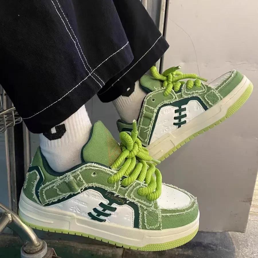 Fashion Women Shoes for Men Tennis Retro Denim Punk Skateboard Shoes Fashion Male Sneakers Couple Outdoor Gym Sport Running Casual Shoe